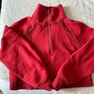 Scuba Oversized Funnel-Neck Half Zip